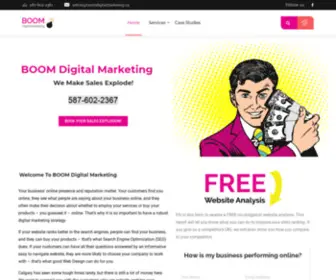 Boomdigitalmarketing.ca(We make sales explode) Screenshot