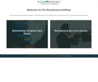 Boomerang.lk(High Quality Face Mask & Security Services in Sri Lanka) Screenshot