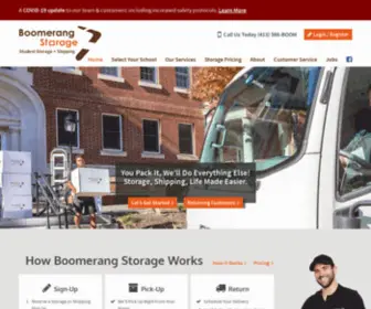 Boomerangstorage.com(Boomerang Storage) Screenshot