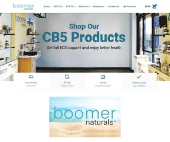 Boomernaturals.com(Boomer Naturals' proprietary Boomer Botanics) Screenshot