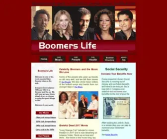 Boomerslife.org(Baby Boomers Life) Screenshot