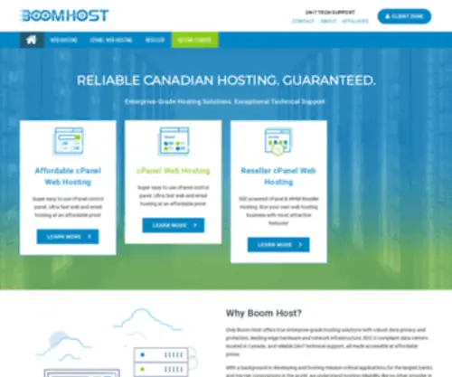 Boomhost.com(Boom Host) Screenshot