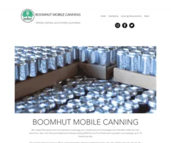 Boomhutcanning.com(Mobile Canning) Screenshot