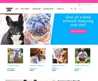 Boompup.com(Custom Pet Portraits) Screenshot