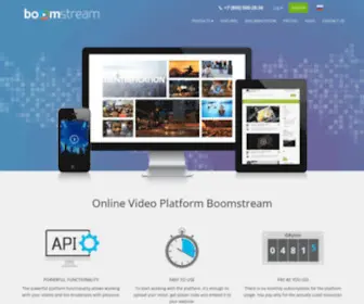 Boomstream.com(Online Video Platform) Screenshot