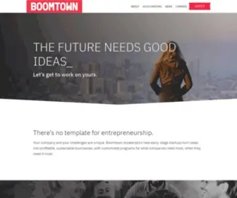 Boomtownboulder.com(Boomtown Accelerators) Screenshot