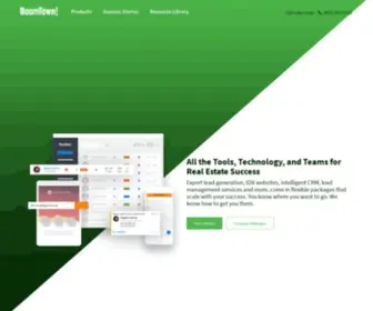 Boomtownroi.com(Real Estate Marketing Software & Technology) Screenshot