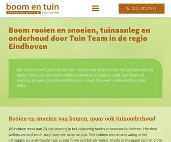 Boomtuin.nl(Bel Tuin Team uit Geldrop) Screenshot