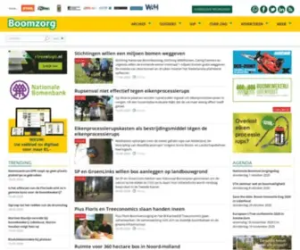 BoomZorg.nl(Onafhankelijk vakblad voor beheer van bomen in de openbare ruimte) Screenshot