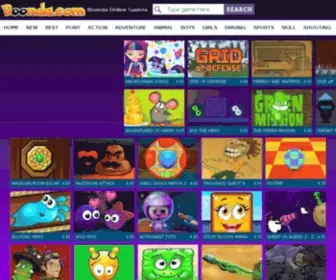 Boonda.com(Play Free Online Games on) Screenshot