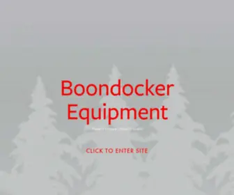 Boondockerequipment.com(Boondocker Equipment) Screenshot