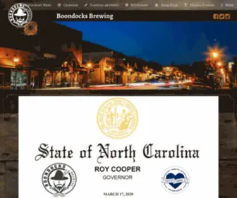 Boondocks-Brewing.com(Boondocks Brewing) Screenshot