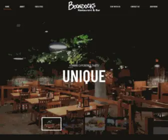 Boondocksny.com(Boondocks Restaurant & Bar) Screenshot