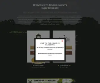 Boonecountygolf.com(Boone County Golf Courses) Screenshot