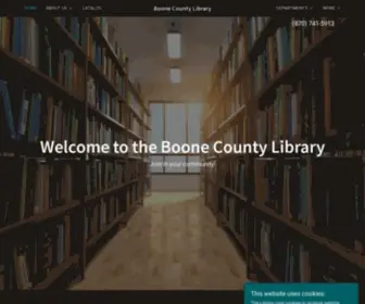 Boonecountylibrary.org(Boone County Library) Screenshot