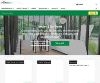 Boonedam.com.au(Royal Boon Edam) Screenshot
