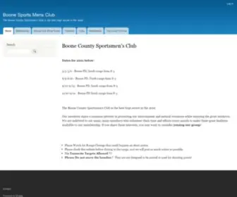 Boonesportsmensclub.com(Boone County Sportsmen's Club) Screenshot