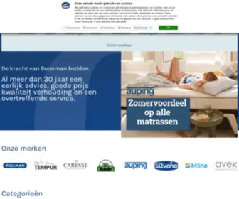 Boonmanbedden.nl(Boonman Bedden) Screenshot