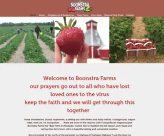 Boonstrafarms.com(Boonstra Farms) Screenshot