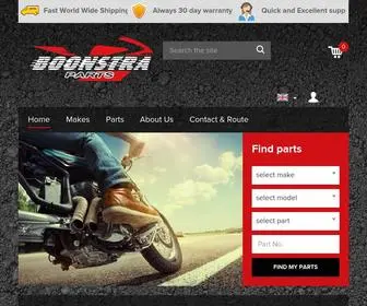 Boonstraparts.com(Baboon Motorcycle Parts) Screenshot