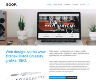 Boop.cz(WEBDESIGN BOOP TVORBA STRÁNEK) Screenshot