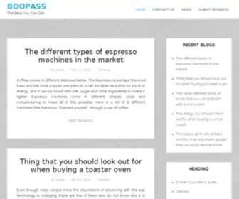 Boopass.com(Allopass) Screenshot