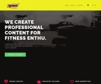 Boopow.com(Professional Content Creator for Entertainers and Fitness Enthu) Screenshot