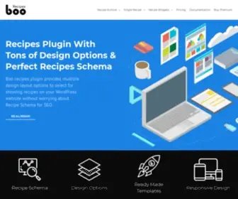 Boorecipes.com(Boo recipes plugin) Screenshot