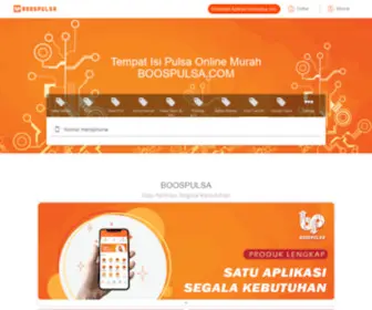 Boospulsa.com(Jual Isi Pulsa Online Murah) Screenshot