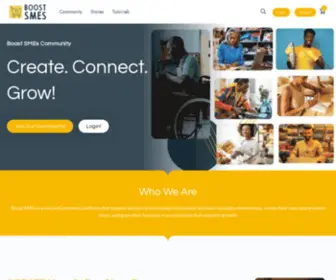 Boost-Smes.com(ECommerce Social Marketplace) Screenshot