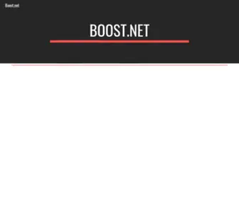 Boost.net(Boost) Screenshot