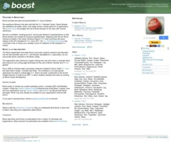 Boost.org(Boost C) Screenshot