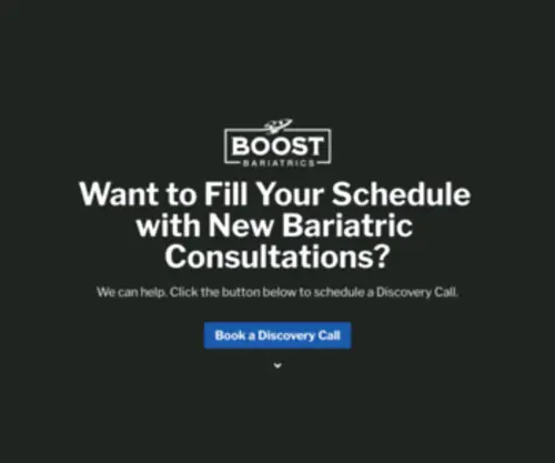 Boostbariatrics.com(Boost Bariatrics) Screenshot