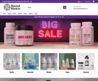 Boostbiotic.com(BoostBiotics) Screenshot