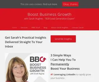 Boostbusinessgrowth.co.uk(With Sarah Hughes) Screenshot