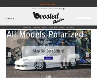 Boostedshades.com(Boosted Shades) Screenshot