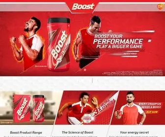 Boostenergy.com(Healthy Energy Drinks for Kids) Screenshot