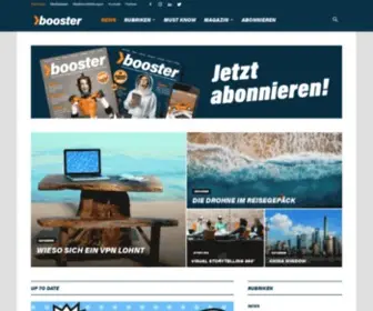 Booster-Magazine.ch(Booster magazine) Screenshot
