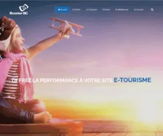 Boosterbc.com(Booster BC leading Travel Technology Company in North Africa and Middle East region) Screenshot