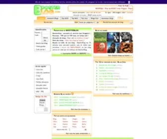 Boosterblog.com(Annuaire de blogs avec votes et hit parade du trafic) Screenshot