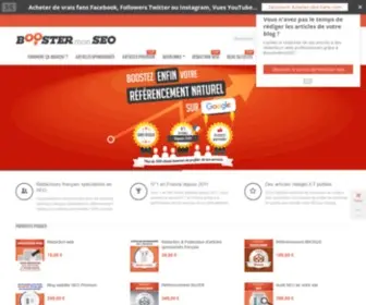 Boostermonseo.fr(Boostez votre référencement naturel (SEO)) Screenshot