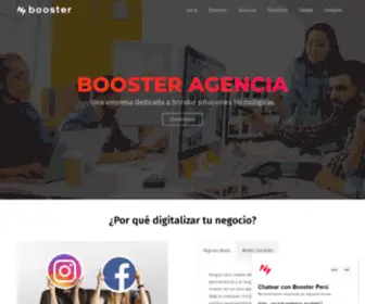 Boosterperu.com(Inicio) Screenshot