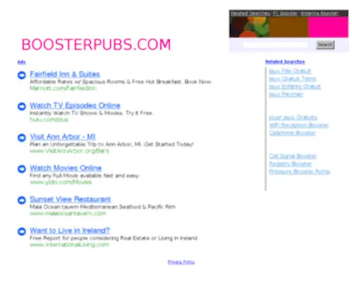 Boosterpubs.com(Boosterpubs) Screenshot