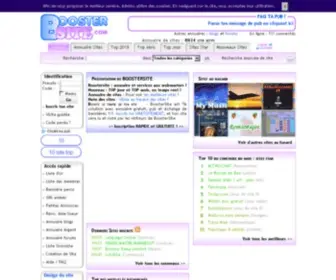 Boostersite.com(Annuaire de sites avec votes et hit parade) Screenshot
