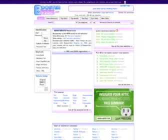 Boostersite.net(Index of websites with votes and hit parade) Screenshot