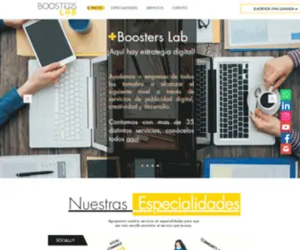 Boosterslab.com(INICIO) Screenshot