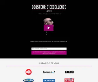 Boosteurdexcellence.fr(Edition Collector by Steve) Screenshot