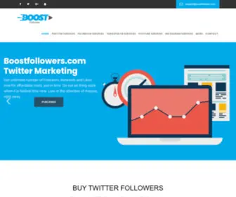 Boostfollower.com(Buy Twitter Followers) Screenshot