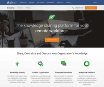 Boosthq.com(Online Training Software) Screenshot