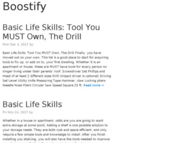 Boostify.com(Boostify) Screenshot